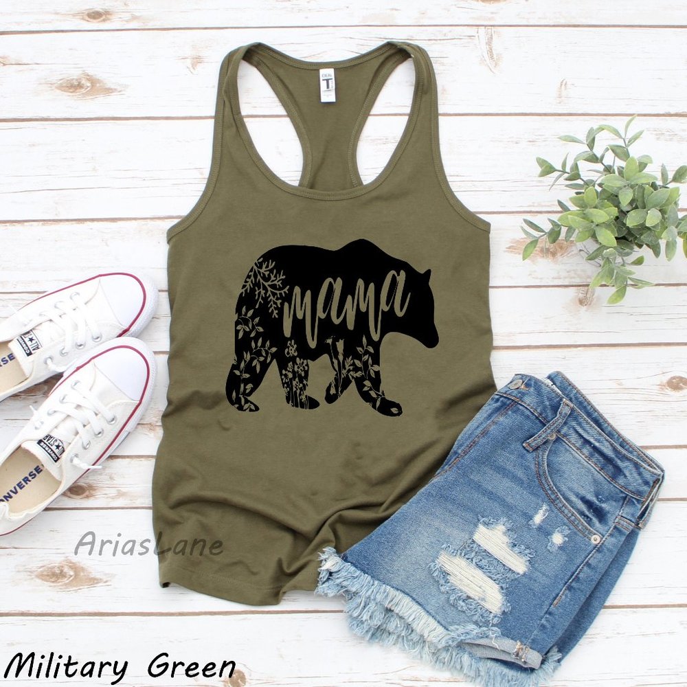 Mama Bear Tank Top, Mom Tank Top, Mama Tank Top